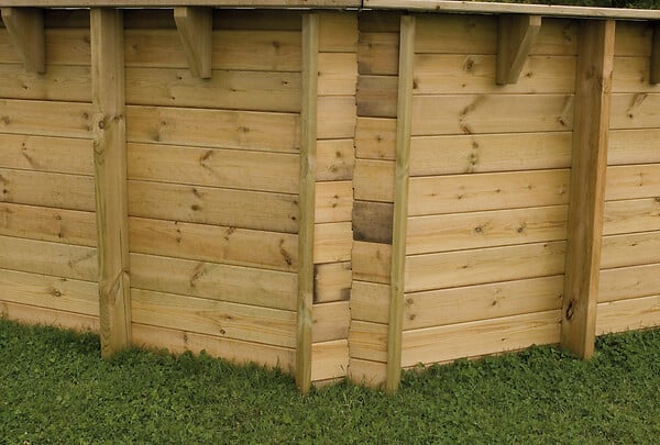 UBBINK PIS - Piscine Océa - Liner Beige - 430x120cm - large