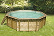 UBBINK PIS - Piscine en bois Océa - Liner gris - Diam.510xH.210cm - vignette