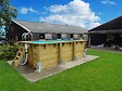UBBINK PIS - Piscine en bois UrbanPool - Beige - L.450xH.140xP.250cm - vignette