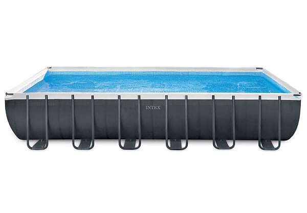 INTEX - Piscine tubulaire Ultra XTR - Gris - L.732xl.366xH.122cm - large