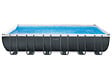 INTEX - Piscine tubulaire Ultra XTR - Gris - L.732xl.366xH.122cm - vignette