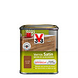 V33 BOIS - Vernis Meubles et Boiseries Satin Incolore Pot 0.25l - vignette