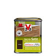 V33 BOIS - Vernis Meubles et Boiseries Satin Wengé - 0,25 L - vignette