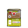 V33 BOIS - Vernis Meubles et Boiseries Satin Blanc patine 0.25L - vignette