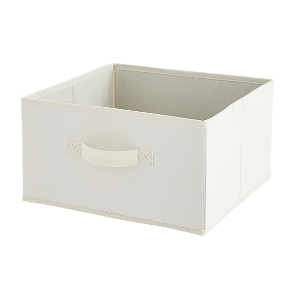 MODE DE VIE - Panier intissé - Blanc coton - S - large