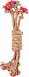 ZOLUX - Jouet corde caoutchouc chien 75cm - traction - vignette