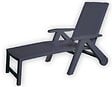 PLASTICA ALTOSELE - Bain de soleil multipositions ENEA - Anthracite - vignette