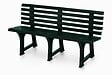 PLASTICA ALTOSELE - Banc de jardin Isotta - Anthracite - vignette