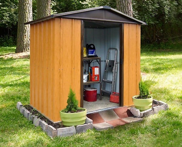 YARDMASTER - Abri de jardin 65WGY - Marron - 2.20m² - large