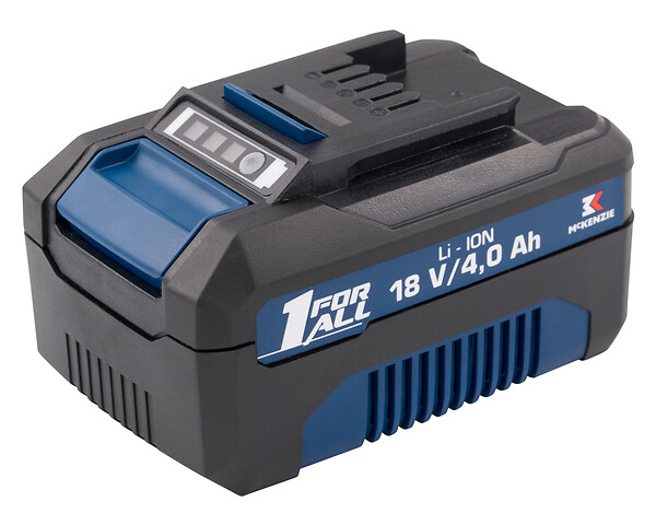 MC KENZIE - Batterie Li-Ion - 1 FOR ALL - 18V - 4.0Ah - large