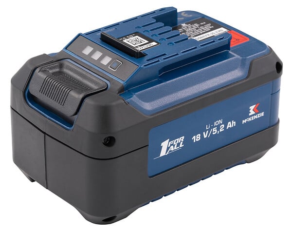 MC KENZIE - Batterie Li-Ion- 1 FOR ALL - 5.2Ah - 18V - large