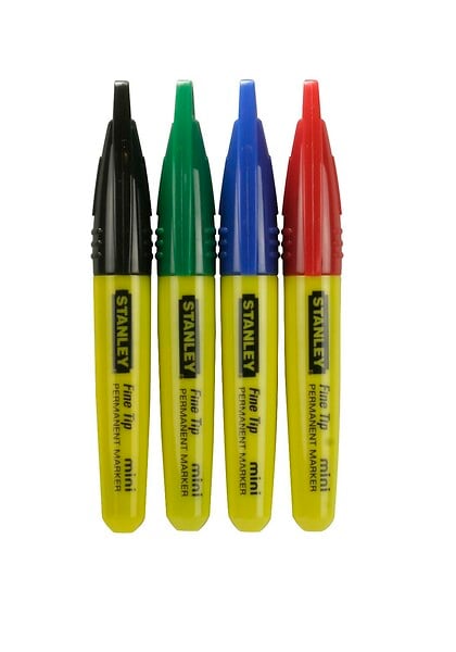 STANLEY - Marqueurs mini pointe fine - large