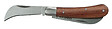STANLEY - Couteau d'électricien pliant - 2 lames acier - manche bois - vignette