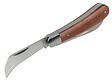 STANLEY - Couteau d'électricien pliant - 2 lames acier - manche bois - vignette