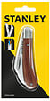 STANLEY - Couteau d'électricien pliant - 2 lames acier - manche bois - vignette