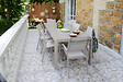 MODE DE VIE - Fauteuil matelassé - Aluminium - Ivory taupe - vignette