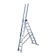 HAILO - Echelle transformable 3 plans de 9 échelons - 6.70m - vignette