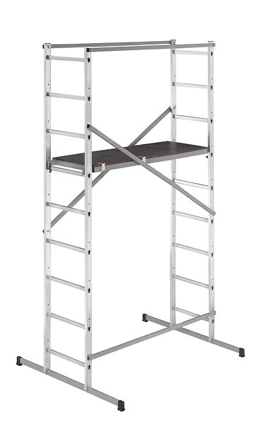 HAILO - Échafaudage pour escalier aluminium HobbyStep H4 - 4 m - large
