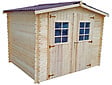 HABRITA - Abri de jardin en bois douglas 28mm 4.68m² - L.250xP.200cm - vignette
