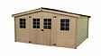 HABRITA - Abri de jardin - Bois - 19mm - 10.67m2 - vignette