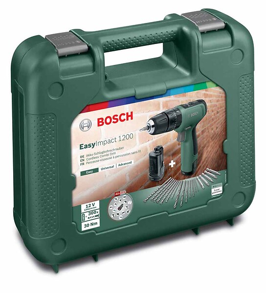 BOSCH - Perceuse à percussion sans-fil EasyImpact 1200 2 Batteries 1,5 Ah - large