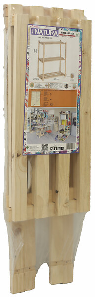 ASTIGARRAGA KIT LINE - Etagères Natura avec 3 tablettes - Bois - 92.2x30x65cm - large