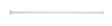 MSV - Barre de douche droite SPIRELLA Kreta blanc extensible 75-125cm - vignette