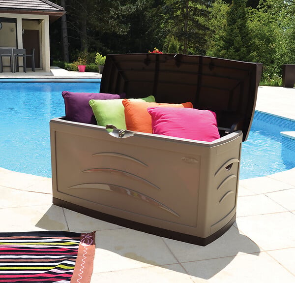 EDA - Coffre Maxi Serena - Taupe - 500L - L.121xP.76xH.67cm - large