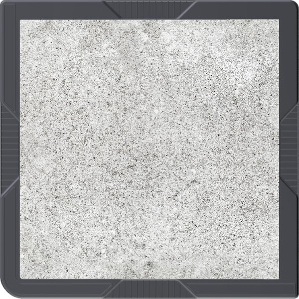 EDA - Dalle de lest en béton - Gris foncé - 25kg - large