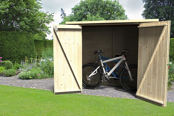 DECOR ET JARDIN - Abri a vélos Bike Box - Bois - 1.55m² - large