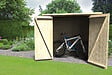 DECOR ET JARDIN - Abri a vélos Bike Box - Bois - 1.55m² - vignette