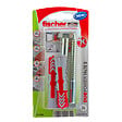 FISCHER - Blister de 2 chevilles tous matériaux DUOPOWER 14x70mm + vis - vignette