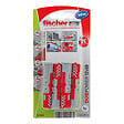 FISCHER - Blister de 4 chevilles tous matériaux DUOPOWER 12x60mm - vignette