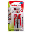 FISCHER - Blister de 2 chevilles tous matériaux DUOPOWER 14x70mm - vignette