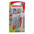 FISCHER - 2 chevilles tous matériaux DUOPOWER 12x60mm + tirefonds - vignette