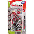FISCHER - Blister de 12 chevilles tous matériaux DUOPOWER 6x30mm + vis - vignette