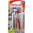 FISCHER - Blister 4 chevilles tous matériaux DUOPOWER 10x50mm +tirefonds - vignette