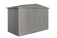 BIOHORT - Abri métal Europa T 4A - Gris quartz - L.316xH.209xP.156cm - vignette