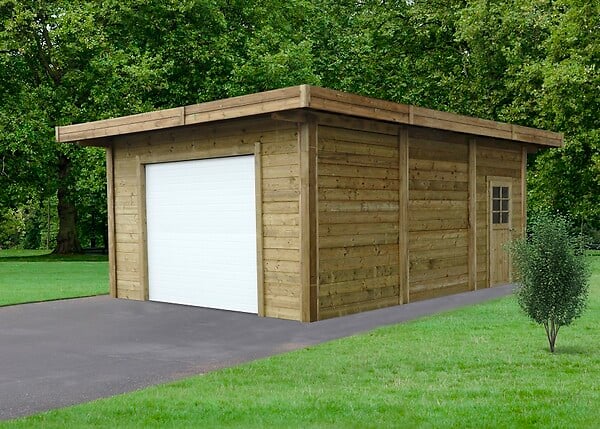 SOLID - Carport garage - Epicea du Nord - 706x506cm - large