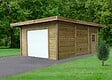 SOLID - Carport garage - Epicea du Nord - 706x506cm - vignette