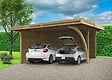 SOLID - Carport 2 voitures en bois  - 5x6m - vignette