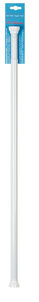 MSV - Barre de douche droite SPIRELLA Kreta blanc extensible 75-125cm - large