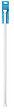 MSV - Barre de douche droite SPIRELLA Kreta blanc extensible 75-125cm - vignette