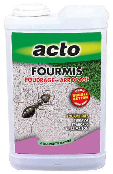 ACTO - Poudre anti-fourmis ACTO - Double usage - 400g - large