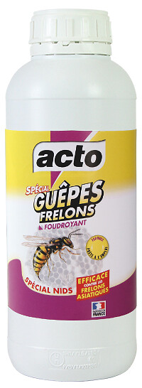 ACTO - Liquide spécial nids guêpes - frelons 1L - large
