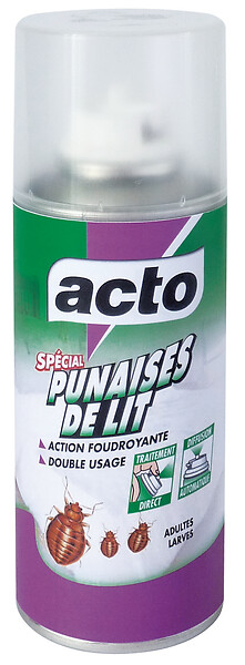 ACTO - Aérosol spécial punaises de lit - large