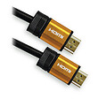 APM - Cordon hdmi 4k ethernet mâle mâle noir plug or 3m - vignette