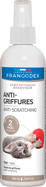 FRANCODEX - Spray anti griffures chaton et chat 200ml - large