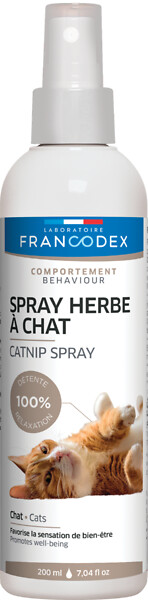 FRANCODEX - Spray à l'herbe à chat - 200ml - large