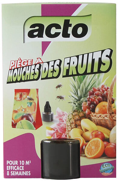ACTO - Piège à mouches des fruits - Adhésif + diffuseur - 8 sem. - large